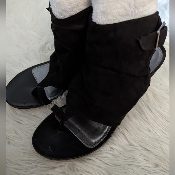 Women's Bootie Sandal Heels - Picture 2 of 10